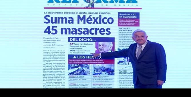 AMLO y el crimen, “amenazas contra libertad de prensa en México”
