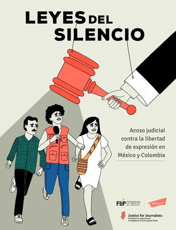Acoso judicial en México y Colombia