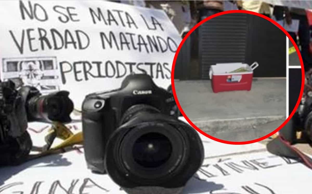 Periodista de San Luis Potosí denuncia amenaza con restos en hielera