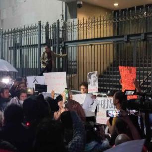 Protestan periodistas en Segob tras crimen de Luis Martín Sánchez Íñiguez en Nayarit