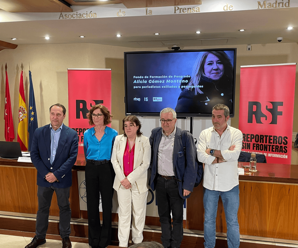 Crean fondo de formación para periodistas perseguidos y exiliados en España